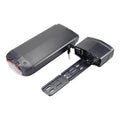 EVRYjourney  FATTIRE 500W RearRack Ebike Battery 48V 10.4Ah 12Ah 14Ah with Taillight Charger & Safety Lock for Electric Bike