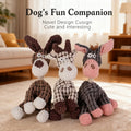 Soft Plush Dog Squeaky Toy Bite Resistant Molar Chew Doll Interactive Sound Pet Toy Puppy Anxiety Relief Boredom Relief Companio
