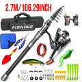 Carbon Fiber Telescopic Fishing Rod Reel Combo 1.8m To 3m - View 8 | SAMAG