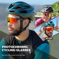 Kapvoe Red Photochromic Cycling Sunglasses for Men Blue | SAMAG