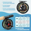 MAXCATCH Extreme-X 3-8WT 8ft4-9ft Fast Action Fly Fishing | SAMAG