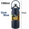 Outdoor Portable Thermos with Straw 304 Stainless Steel Thermal Mug Tumbler Cup Sports Vacuum Flasks Cold and Hot Water Bottle