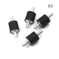 4pcs/lot Anti Vibration Silentblock Boat Car Bobbin  Rubber Mounts Male Tools M4 M5 M6 M8 Rubber Mounts Shock Damper