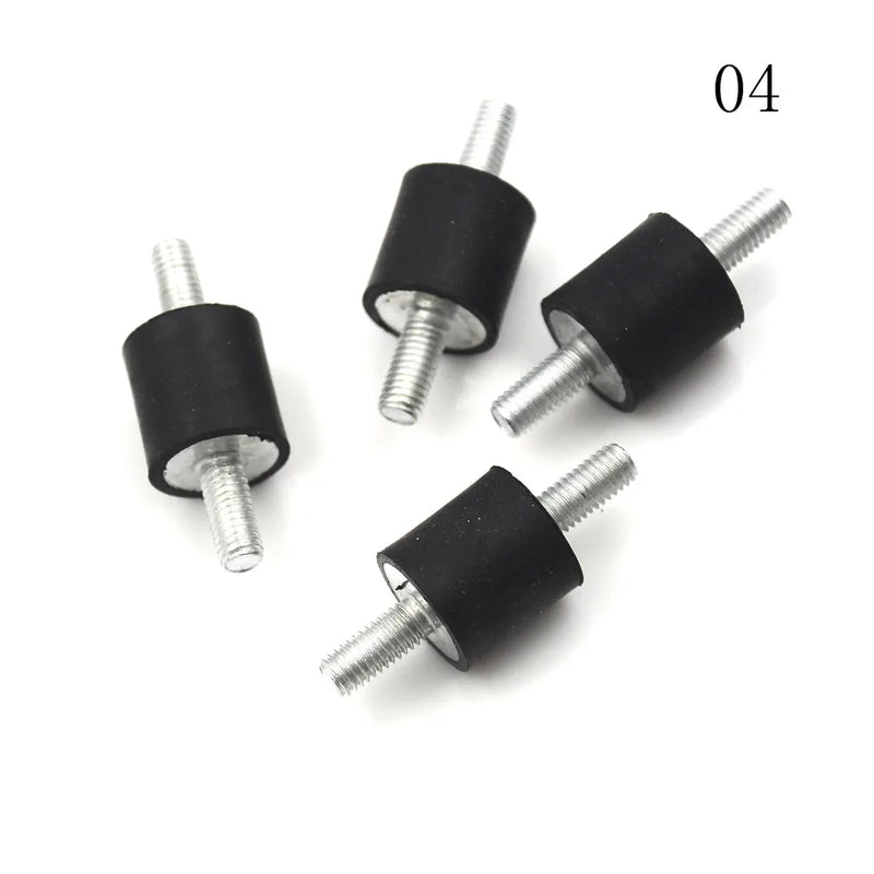 4pcs/lot Anti Vibration Silentblock Boat Car Bobbin  Rubber Mounts Male Tools M4 M5 M6 M8 Rubber Mounts Shock Damper