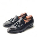 Cie ML26 Tassel Weave Loafer Men Classic Leather Outsole Breathable Shoe Black Custom Color &Size