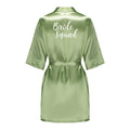 Satin Silk Robes Plus Size Wedding Bathrobe Bride | SAMAG