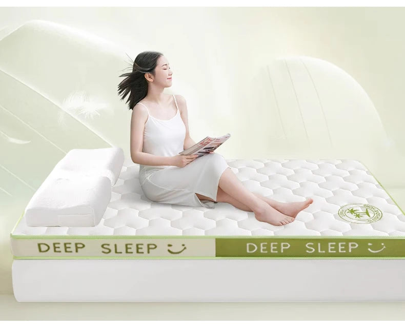 latex sponge 4/7cm Tatami Mat High grade Thicken Memory Foam Mattress Twin King Queen Size winter Keep warm bed cover cushion