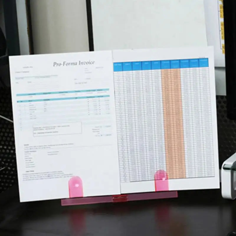 Monitor Sticky Note Organizer Sticky Note Holders for Desk Monitor Desktop Book Stands Burr-Free Organizing Board for Business