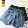 3PCS 100% Cotton Striped Pajama Pants Men's Summer Panties Breathable Big U-crotch Boxers Plus Size Loose High Elastic Underwear