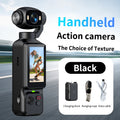 HD Action Camera With External Battery 90° Flip Screen WIFI For Vlog YouTube Girls Entry Video Recording Record Life Action Cam