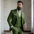 Champagne mens Tuxedo Wedding Suits For Bespoke Groom Wear Formal Fashion Prom Party Blazer+Pants+Vest - View 14 | SAMAG