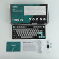 EPOMAKER TH80 V2 75% ANSI US Layout Wired/Bluetooth/2.4Ghz Wireless Mechanical Gaming Keyboard with Programmable Keys & Knob
