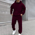 Colorful Urban Style Autumn And Winter Products Men's Hooded Sweatshirt And Pants Set Street Wear Collection - View 3 | SAMAG