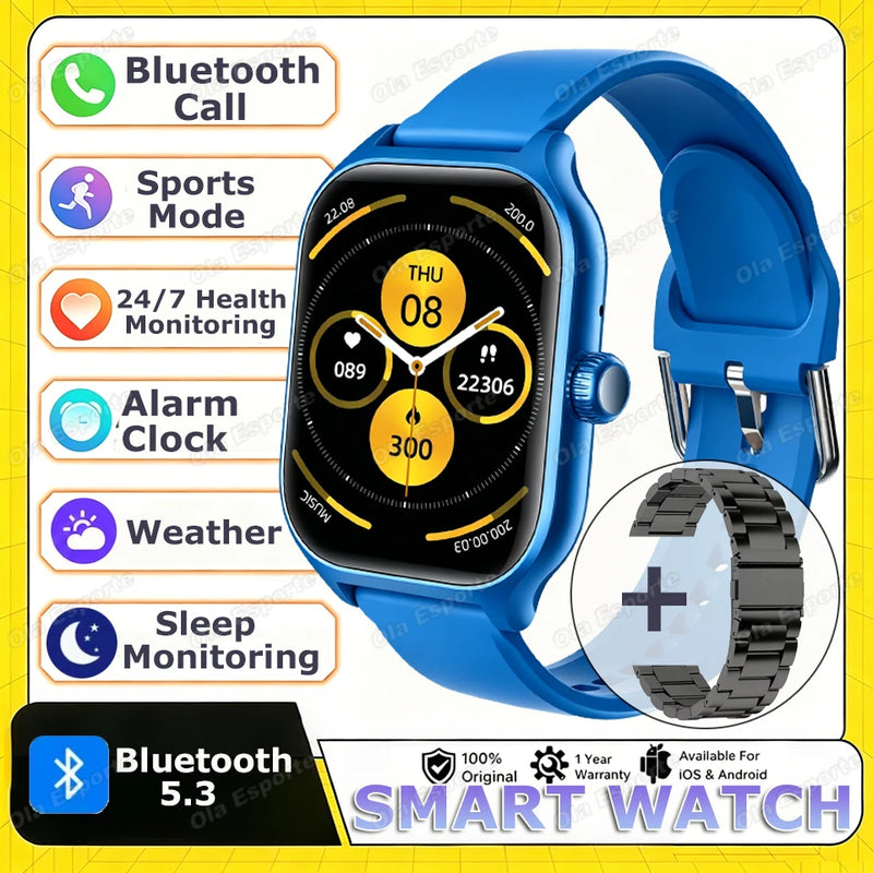 Outdoor Military GPS Smart Watch Men Waterproof Multiple Sport Mode Fitness HD Bluetooth Call Smartwatch Men Women Bracelet 2026