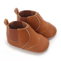 Brown Baptismal Baby Shoes For Boys And Girls Casual Soft Soled Non Slip Baby Shoes For 0-18 Months Baby Walking Shoes