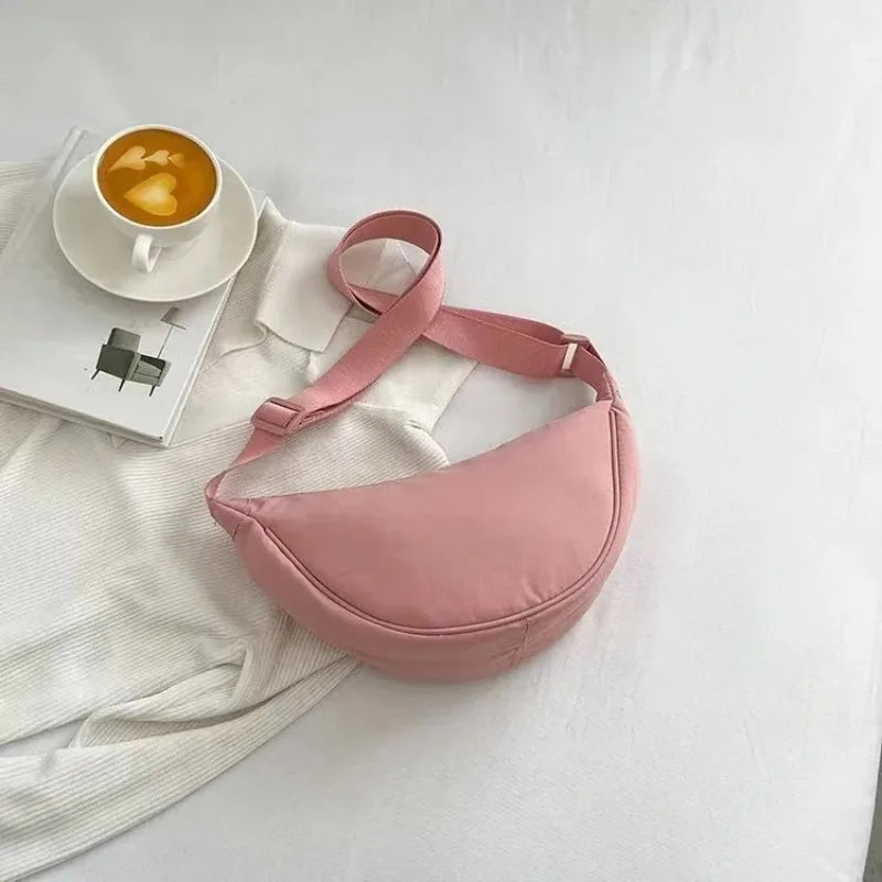Casual Nylon Hobos Crossbody Bag for Women Designer Shoulder Bags Large Capacity Tote Lady Travel Shopper Bag Female Purses 2025