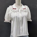 Japanese Lolita Style Lace Ruffles Blouses Summer Women - View 20 | SAMAG