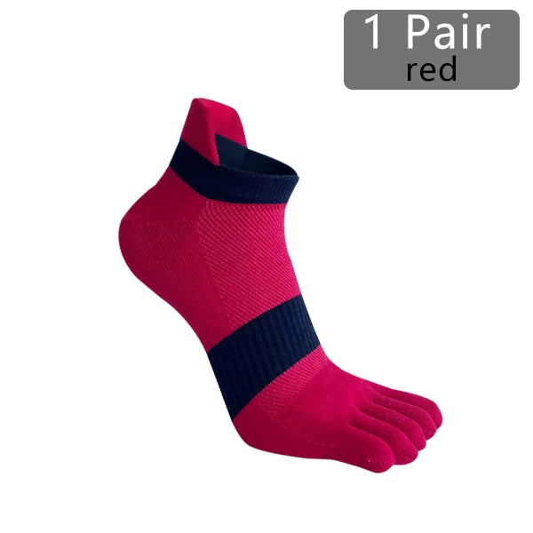 Pairs Man Five Finger Socks Large Plus Size Patchwork | SAMAG