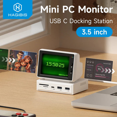 Hagibis 3.5inch IPS Mini Screen AIDA64 PC CPU RAM HDD | SAMAG