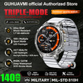 New 1400mAh Battery Sports Smart Watch 1.7” SOS+Flashlight Exercise Record Bluetooth Call Waterproof Health Watch For Android iO