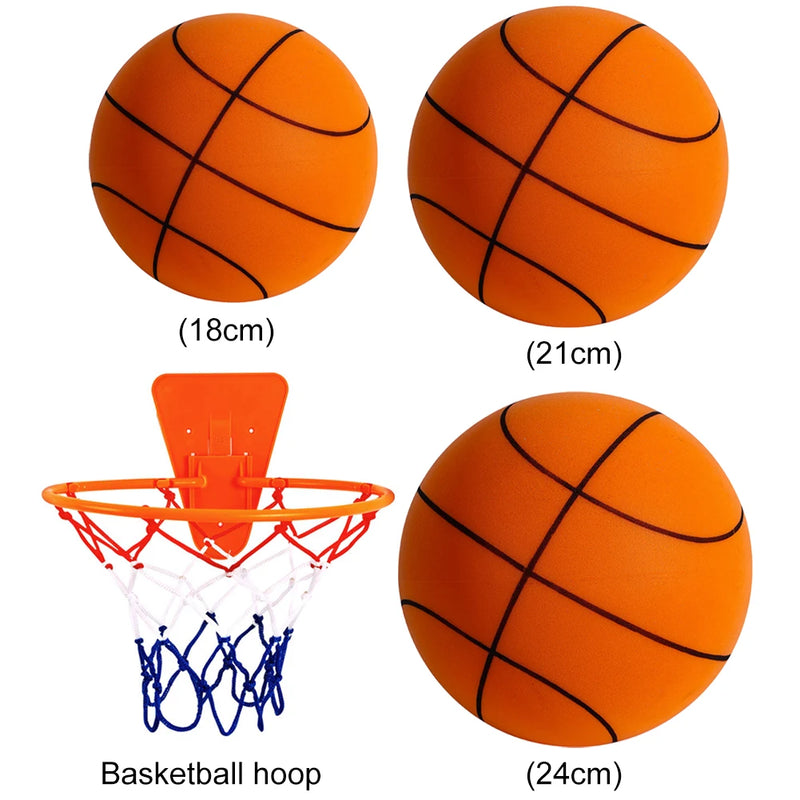 Kids Bouncing Mute Basketball 18/21/24cm Indoor - View 6 | SAMAG