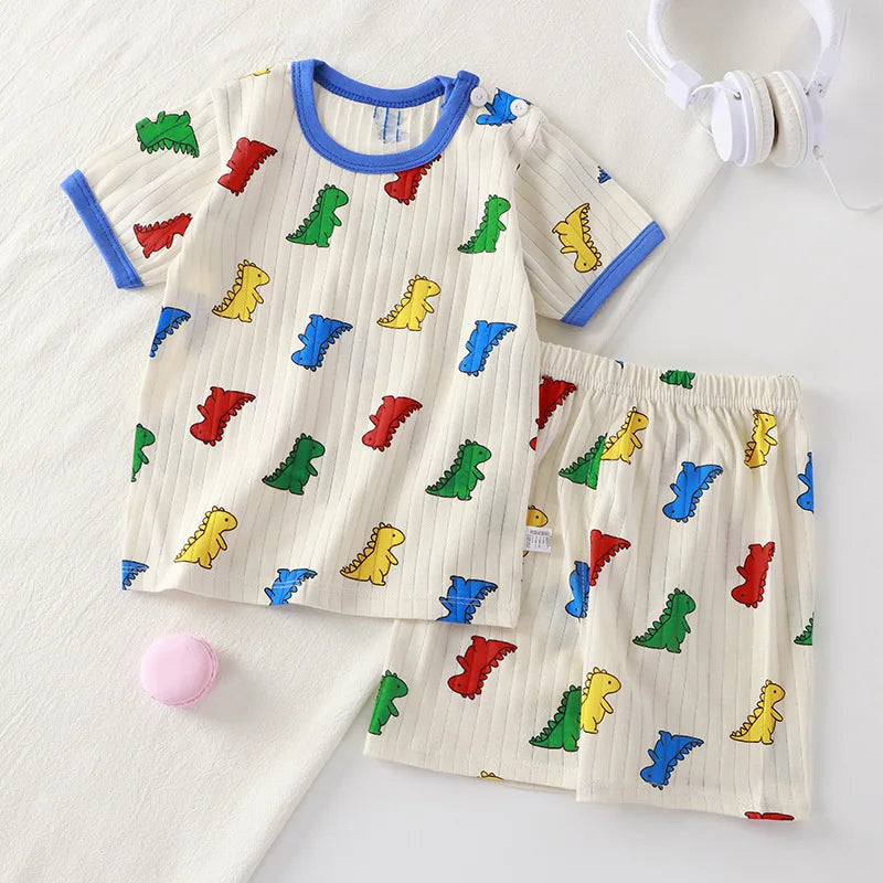 Children Clothing Set Child T-shirt Suit Summer Cotton | SAMAG