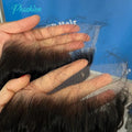 Phashion Full Long Real HD 5x5 Lace Closue 30 28 inch Skinlike Swiss Frontal Only Kinky Curl Straight Loose Deep Wave Human Hair