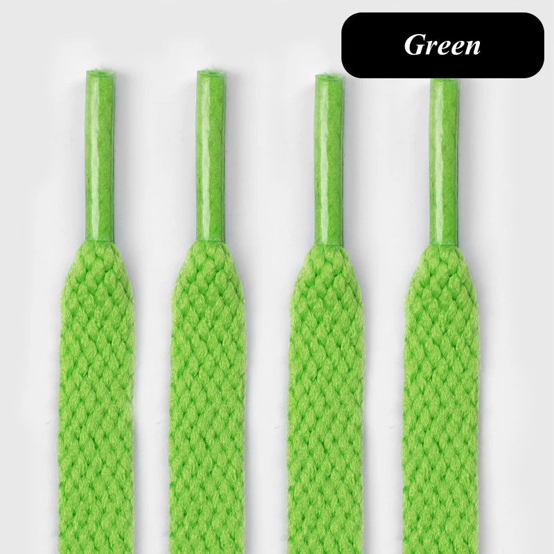 Classic Casual Thicken Shoelaces Athletic String 8MM Flat Shoe Laces Sport Leisure Women Sneaker Shoelaces AJ/AF1 Accessories