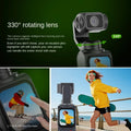 4K Pocket Action Camera Touch Screen Stabilization Sport BodyCam Portable Small Video Recorder Digital Vlog Camera for YouTube