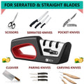 Four in One Kitchen Sharpener Restores Serrated Blade - View 2 | SAMAG