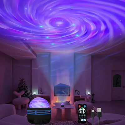 LED Galaxy Projector Light Multi-color Remote Control | SAMAG