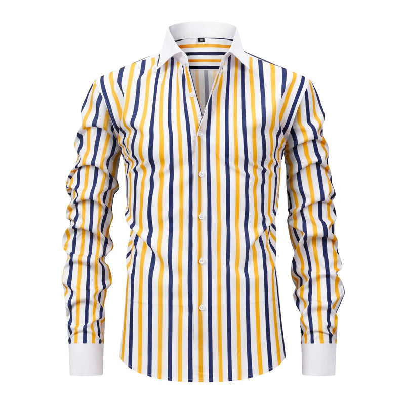 Summer Best-selling Men's Long-sleeve Button-down Shirt | SAMAG