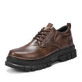 Men's casual shoes four seasons handwork comfort outdoor work shoes fashion Joker youth tide shoes business party leather shoes