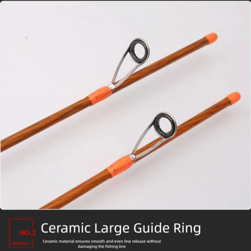 4 Sections Spinning Fishing Rod UL Power Carbon Casting - View 3 | SAMAG