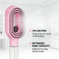 2Pcs/Set 2-in-1 Multi-functional Spray Bottle Comb Anti-static wet Dry Scalp Massage Bristle Comb,Salon Fluffy Modeling Comb