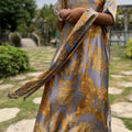 Luxury Soft Muslim Print Abayas Women Short SLeeves | SAMAG