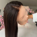Silky Straight 5×5 Silk Top Full Lace Human Hair Wig Brazilian Remy Human Hair Silk Base Full Lace Wig With Baby Hair