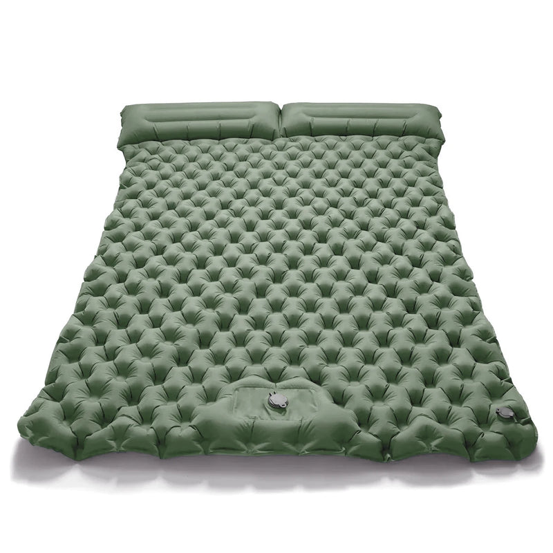 ! Upgrade! Double Air Mattress Camping Blow Up Bed | SAMAG