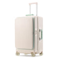 Side Opening Suitcase Scalable Large Capacity Case Rolling Luggage 20/24/28inch Travel Trolley Bag With TSA Lock Colorful Wheels