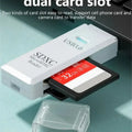 Multi Functional 2 In 1 High-speed USB 3.0/2.0 Card Reader Supports TF+SD Computer Tablet Camera Laptop Car Mounted