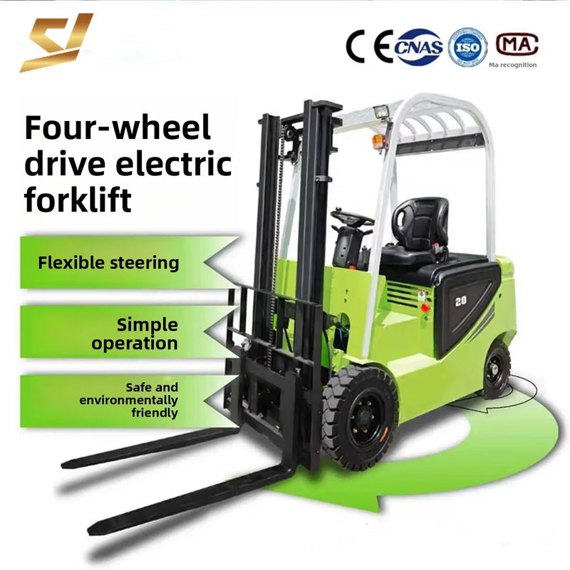 Electric Forklift Small Driving Hydraulic Loading And Unloading Lifting And Handling Warehouse Stacker
