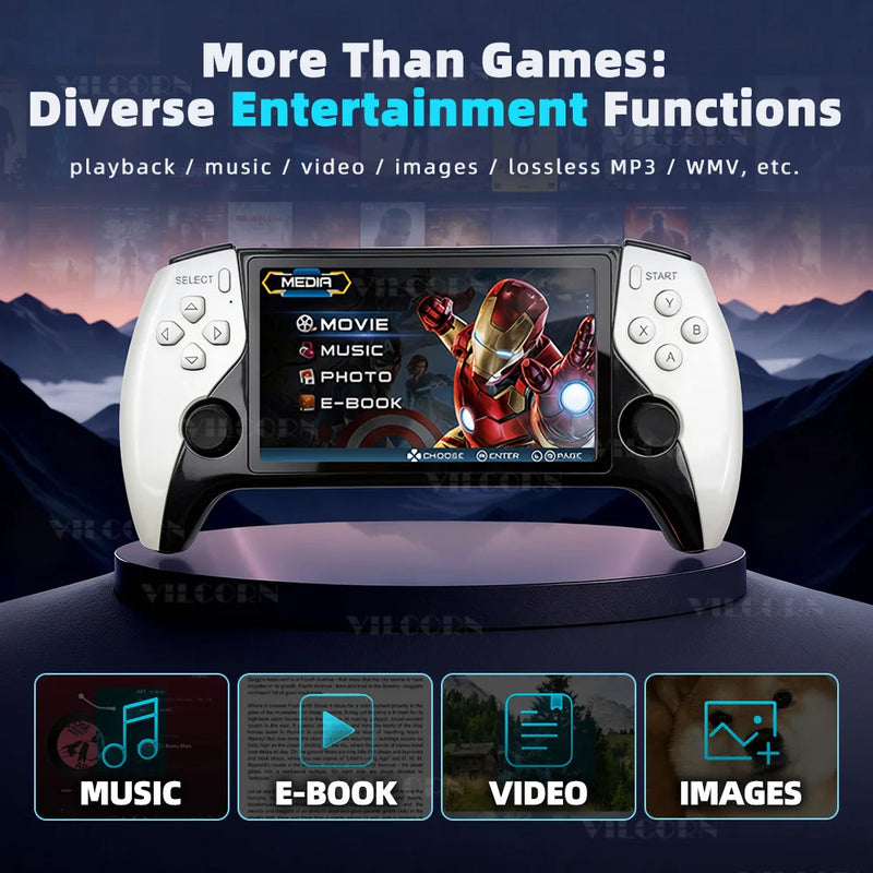 Portable Handheld Game Console 5inch Large Screen Game Player For PS1 GBA MAME Support FHD to TV Retro Game Machine Gift