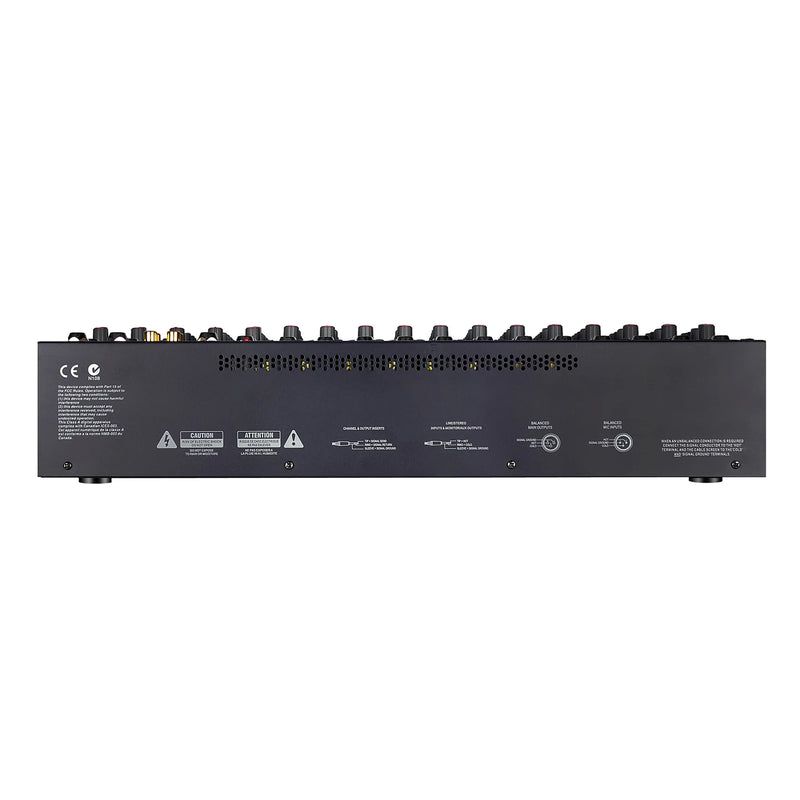 GAX-EFX16 Professional Audio mixer Console 16 channels with MP3 Player +48V Phantom Power USB BT Reverb for stage