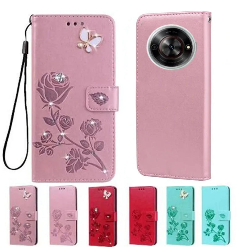 Leather Wallet Flip Case For ZTE Blade A75 5G A 75 ZteBladeA75 6.6" 2024 Cover Coque Fundas Shell Capa Etui