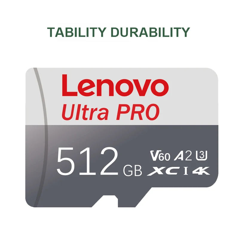 Lenovo Performance SD Card Class 10 Memory Card 128GB U3 V60 High Speed Flash Cards 512GB 256GB For Nintendo Switch
