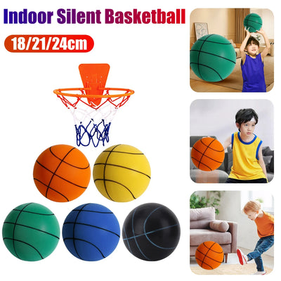 Kids Bouncing Mute Basketball 18/21/24cm Indoor | SAMAG