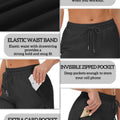 Women's Yoga Shorts, Fake Two-Piece Shorts, High-Waist Drawstring Style, Fake Yoga Running