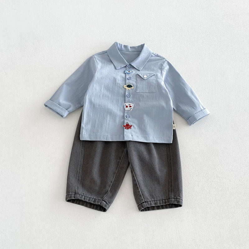 1 - 6Y Autumn Kids Casual Sets And Outfits Boys Cartoon - View 3 | SAMAG