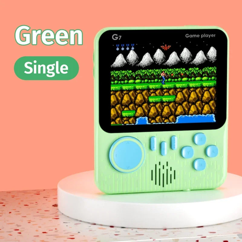 Handheld Game Console 3.5 inch G7 666 in 1 Portable Retro Student Card Machine Portable Retro Nostalgic Games Console