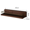 Kitchen Spice Bottle Storage Wooden Rack Multifunctional Wall Hanging Solid Brass Hook Bathroom Towel - View 5 | SAMAG